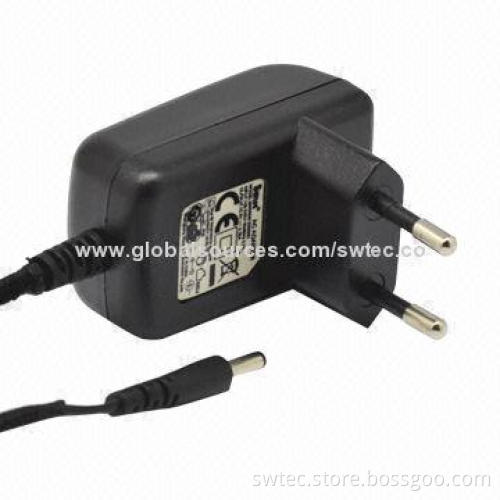 External 4W EU Plug-in Switching Power Supply, 100-240V AC, 50/60Hz, ErP, CEC Level V, MEPS IV